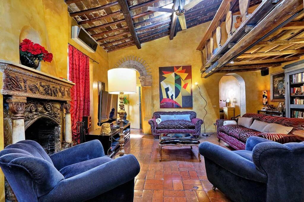 Spectacular Luxury Flat In Trastevere Рим Екстериор снимка